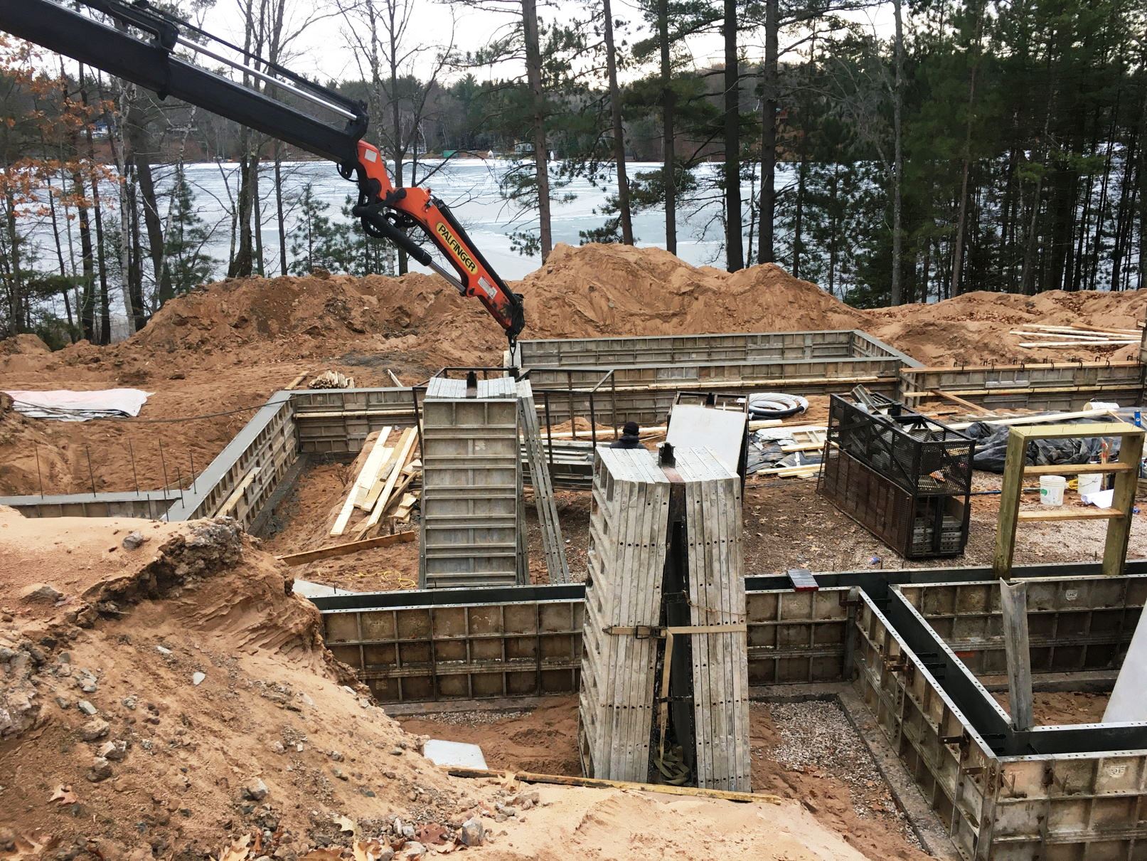 pouring walls